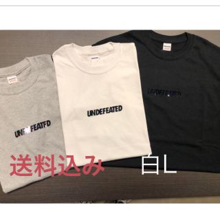 アンディフィーテッド(UNDEFEATED)の白L 送料込み 定価以下 undefeated ホログラムロゴT (Tシャツ/カットソー(半袖/袖なし))