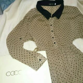 ココディール(COCO DEAL)の*Ray時代 泉里香&木下ココ等着用*COCODEAL ドットシフォンワンピース(ミニワンピース)