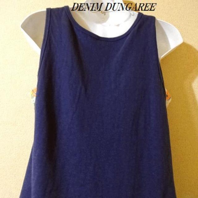 DENIM DUNGAREE(デニムダンガリー)のDENIM DUNGAREEデニムダンガリー♡英字ワッペンタンクトップ キッズ/ベビー/マタニティのキッズ服女の子用(90cm~)(Tシャツ/カットソー)の商品写真