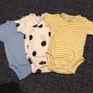 エイチアンドエム(H&M)のH&Mベビー 新生児 半袖 ロンパース カバーオール(カバーオール)