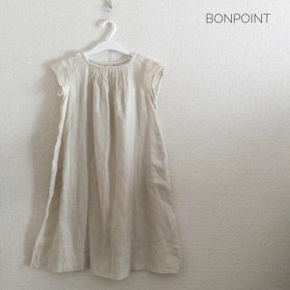 ボンポワン(Bonpoint)のボンポワン リネンワンピース サイズ6(ワンピース)