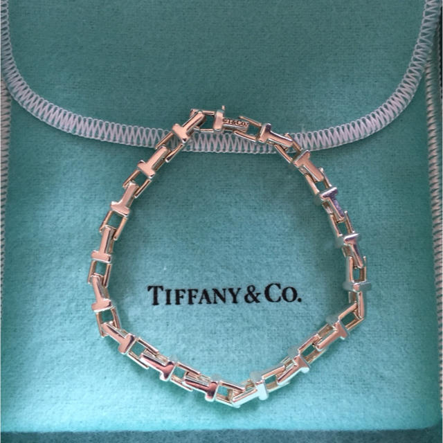 Tiffany & Co. - ティファニーTナローチェーンブレスレット