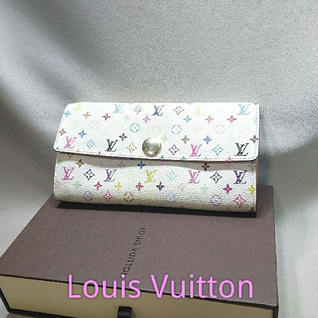 LOUIS VUITTON(ルイヴィトン)のもんぐりやん様専用❤️Louis Vuitton マルチカラー 長財布❤️ レディースのファッション小物(財布)の商品写真