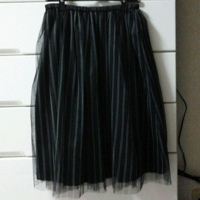 w closet(ダブルクローゼット)のダブルクローゼット  チュールスカート レディースのスカート(ひざ丈スカート)の商品写真