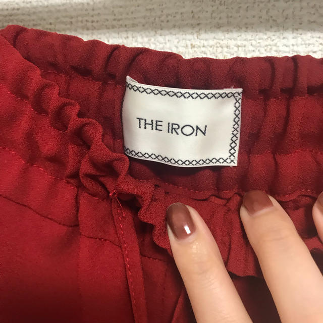 Demi-Luxe BEAMS(デミルクスビームス)のTHE IRON ワイドパンツ レディースのパンツ(バギーパンツ)の商品写真