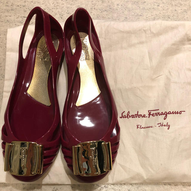 【Salvatore Ferragamo/フェラガモ】6★ラバーシューズ★新品