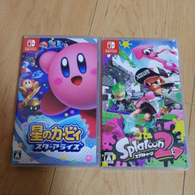 (2本セット)スイッチ カービィ スプラトゥーン2家庭用ゲームソフト