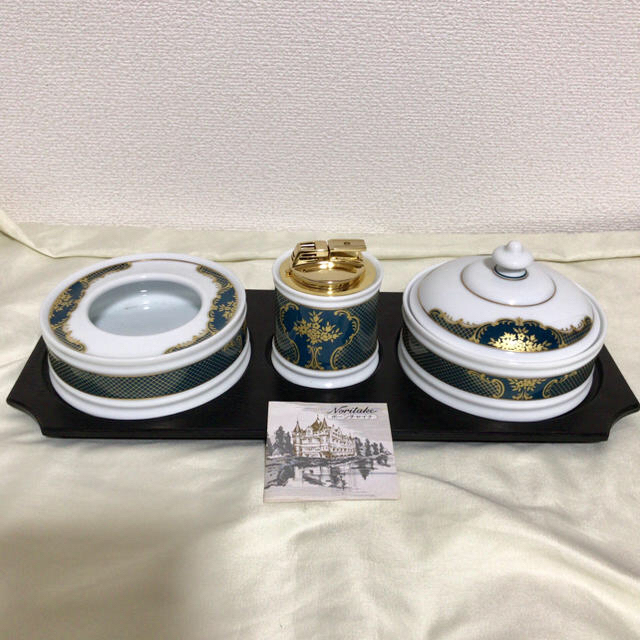 もいろいろ※ Noritake タバコ入れ ボーンチャイナ 未使用品の通販 by