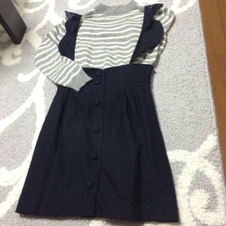 ウィルセレクション(WILLSELECTION)のウィル♡サスペ付きスカート(ひざ丈スカート)