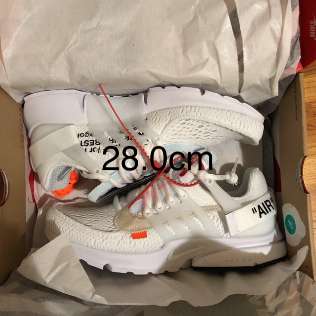 OFF-WHITE × NIKE AIR PRESTO WHITE 28㎝