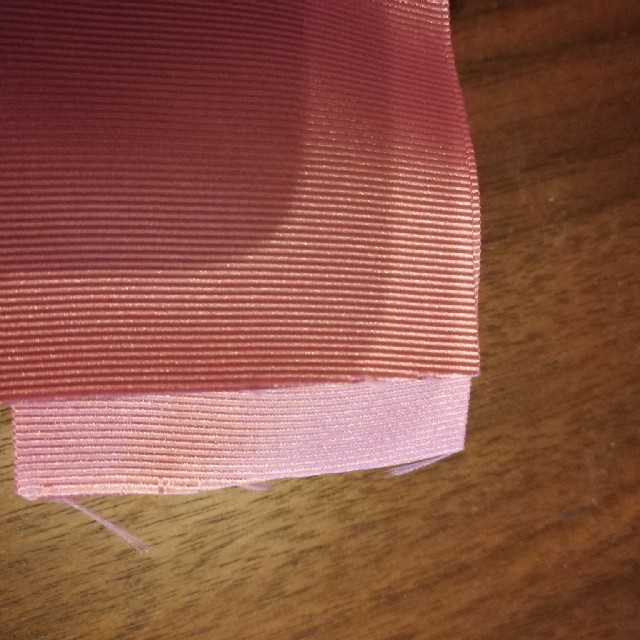 サッシュリボン　ピンク　ウエディング レディースのフォーマル/ドレス(ウェディングドレス)の商品写真