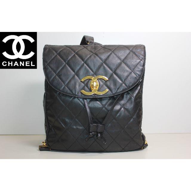 シャネル CHANEL マトラッセ デカココマーク リュックサック 黒新品又は未使用品Ａ