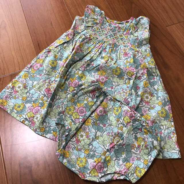 Bonpoint - ⭐︎ボンポワン 2018SS リバティ ワンピース&オーバー