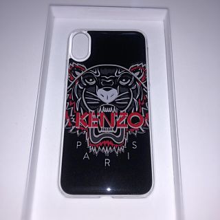 ケンゾー(KENZO)のタイガー(ブラック) KENZO iPhone X ケース(iPhoneケース)