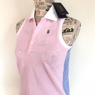 ポロラルフローレン(POLO RALPH LAUREN)の新品✨ノースリーブ ポロシャツ ガールズ L(150)(ポロシャツ)