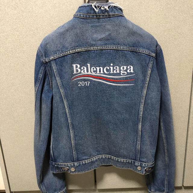 【福袋セール】  Balenciaga - BALENCIAGA デニムジャケット バレンシアガ Gジャン/デニムジャケット