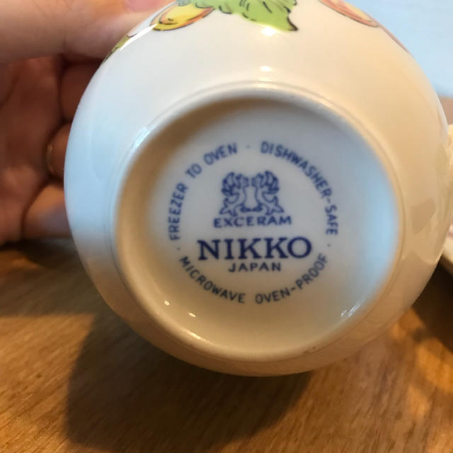 NIKKO(ニッコー)の《未使用》NIKKO  EXCERAM カップ ソーサー ニッコー インテリア/住まい/日用品のキッチン/食器(グラス/カップ)の商品写真