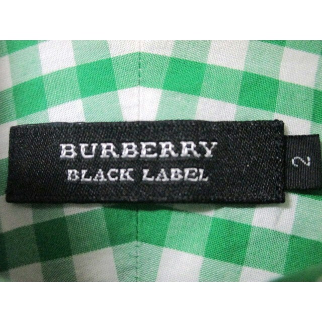 BURBERRY BLACK LABEL(バーバリーブラックレーベル)の☆バーバリーブラックレーベル チェック柄 7分袖シャツ/メンズ/2 メンズのトップス(シャツ)の商品写真