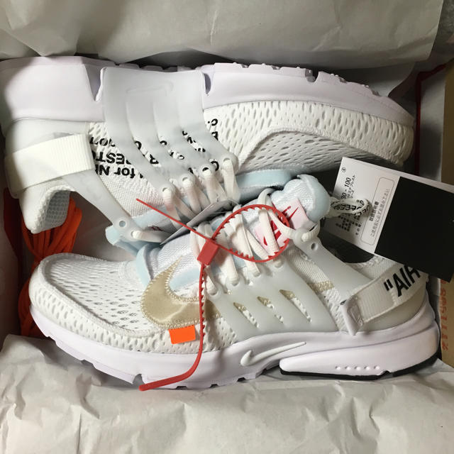 新品 off-white nike プレスト 28.0 納品書原本付き-