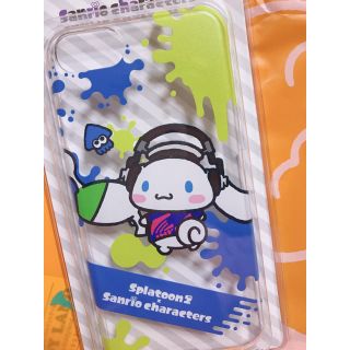 ニンテンドースイッチ(Nintendo Switch)の新品⭐︎スプラトゥーン2 サンリオコラボ iphoneケース⭐︎シナモロール(キャラクターグッズ)