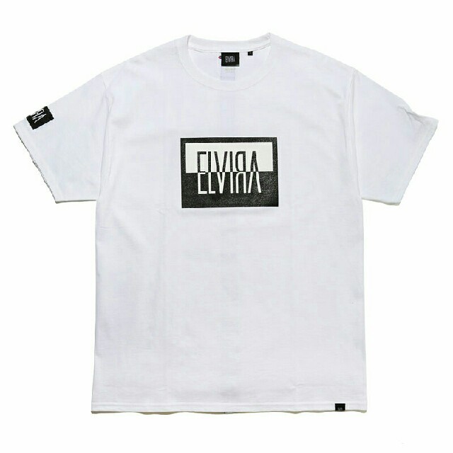 ELVIA(エルヴィア)のMサイズ　エルビラ　REVERSAL BOX T-SHIRT -WHITE メンズのトップス(Tシャツ/カットソー(半袖/袖なし))の商品写真