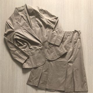 アナイ(ANAYI)のANAYI ベージュ 夏用 スカートスーツ(スーツ)