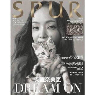 シュウエイシャ(集英社)のSPUR 9月号／雑誌のみ／安室奈美恵表紙(ファッション)