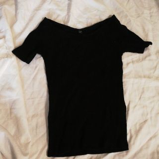 ユニクロ(UNIQLO)のUNIQLO☆リブバレエネックＴ(Tシャツ(半袖/袖なし))