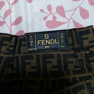 フェンディ(FENDI)のFENDI  デニムスカート(ひざ丈スカート)