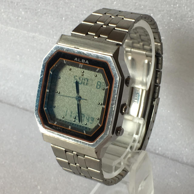 ALBA - SEIKO ALBA セイコー デジアナ 二重面相 クオーツ メンズ ALBA - SEIKO ALBA セイコー デジアナ 二重面相 クオーツ メンズ