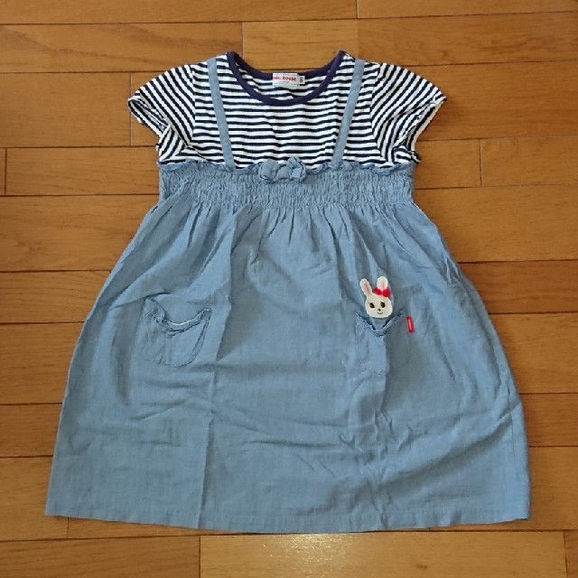 mikihouse(ミキハウス)のミキハウスのチュニック(120㎝) キッズ/ベビー/マタニティのキッズ服女の子用(90cm~)(Tシャツ/カットソー)の商品写真