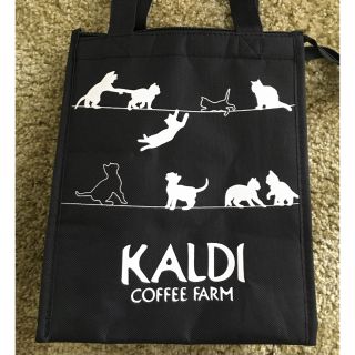 カルディ(KALDI)のKALDI保冷ネコバック(エコバッグ)