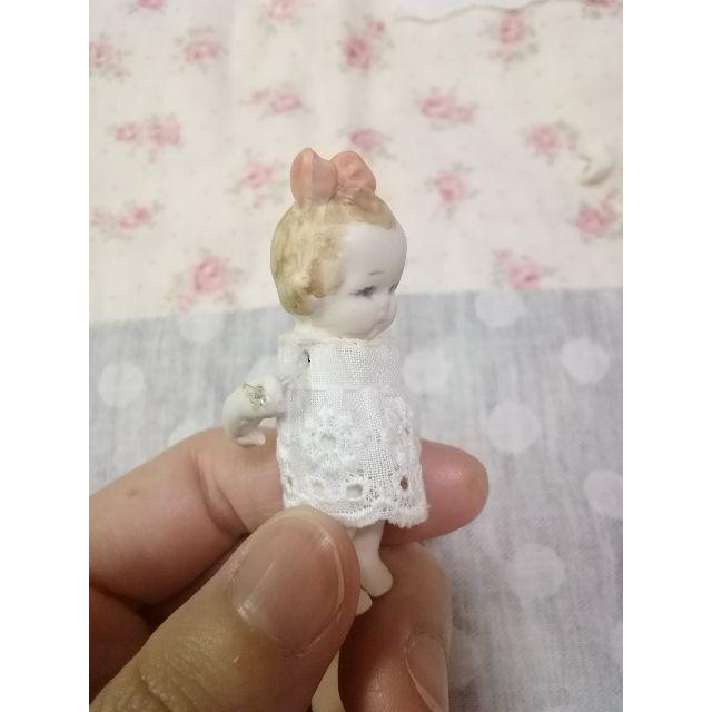 ミニチュア　ビスクドール ハンドメイドのぬいぐるみ/人形(人形)の商品写真