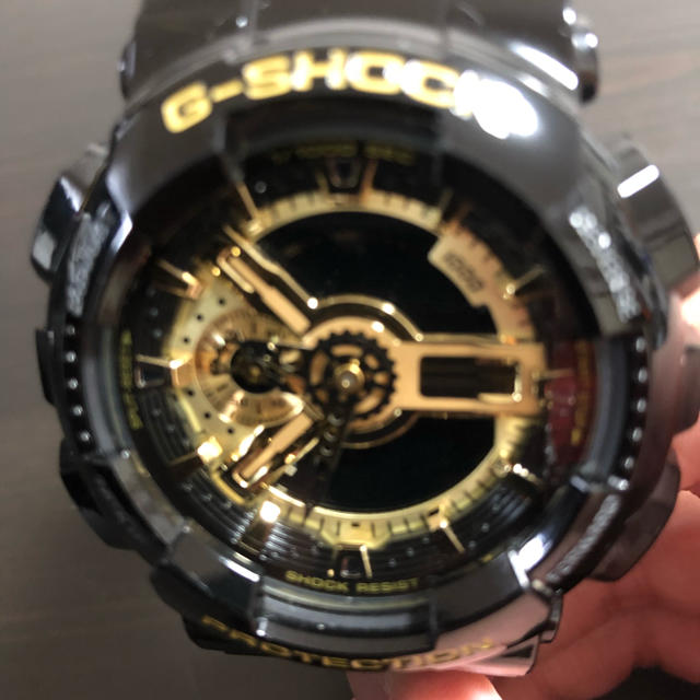 G-SHOCK(ジーショック)のG-SHOCK (ブラック×ゴールド) ワケあり品 メンズの時計(腕時計(デジタル))の商品写真