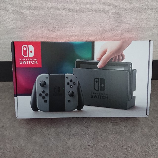 美品 nintendo switch グレー 送料無料