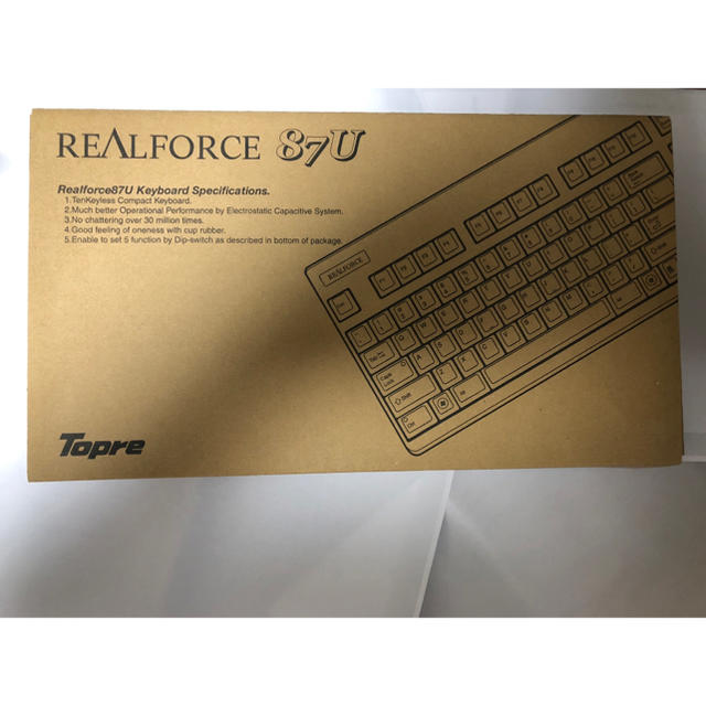 RealForce 87UB 英語87配列 USB ブラック スマホ/家電/カメラのPC/タブレット(PC周辺機器)の商品写真