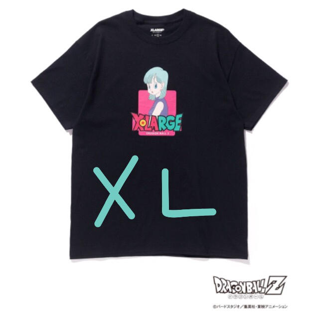 XLARGE(エクストララージ)の【XLサイズ】XLARGE × ドラゴンボールZ ブルマ 黒 メンズのトップス(Tシャツ/カットソー(半袖/袖なし))の商品写真