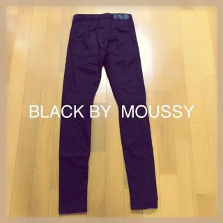 ブラックバイマウジー(BLACK by moussy)のブラックバイマウジー 黒パンツ(カジュアルパンツ)