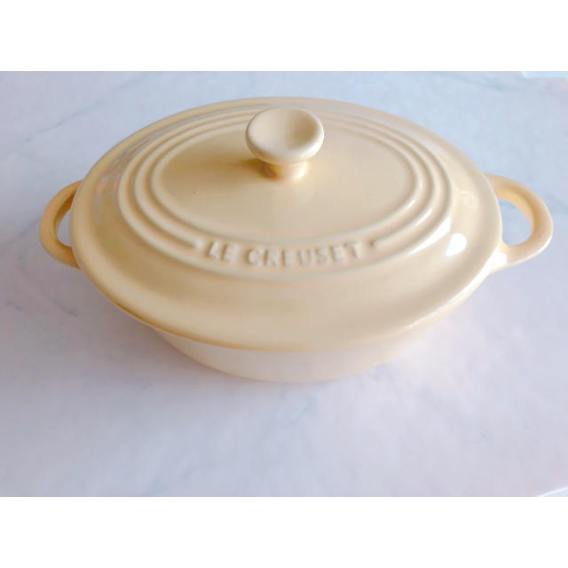 LE CREUSET(ルクルーゼ)の【Le Creuset】ル・クルーゼオーバルココットラムカン インテリア/住まい/日用品のキッチン/食器(食器)の商品写真