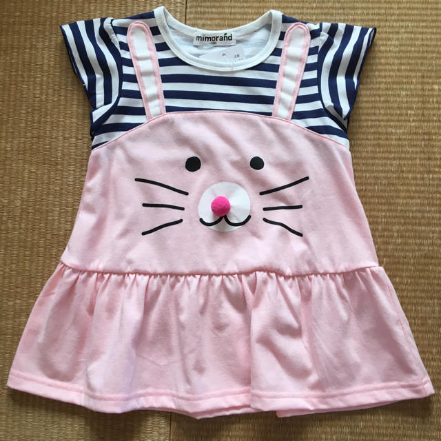 しまむら(シマムラ)のTシャツ キッズ/ベビー/マタニティのキッズ服女の子用(90cm~)(Tシャツ/カットソー)の商品写真