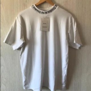 アクネ(ACNE)のAcne Studios ネックロゴ Tシャツ(Tシャツ(半袖/袖なし))