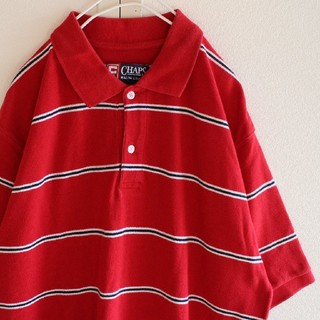 チャップス(CHAPS)のUS チャップス ラルフローレン redwk 半袖 ポロシャツ M(ポロシャツ)