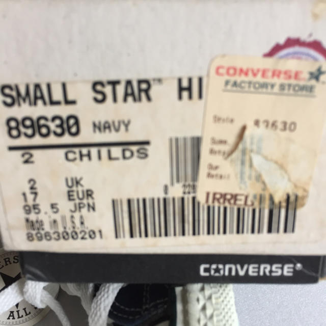 CONVERSE(コンバース)のUSA 製 コンバース キッズ/ベビー/マタニティのベビー靴/シューズ(~14cm)(スニーカー)の商品写真