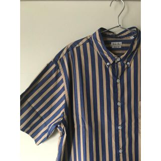 スティーブンアラン(steven alan)のWIDE LONST BOX SINGLE NEEDLE BOLD 半袖 シャツ(シャツ)