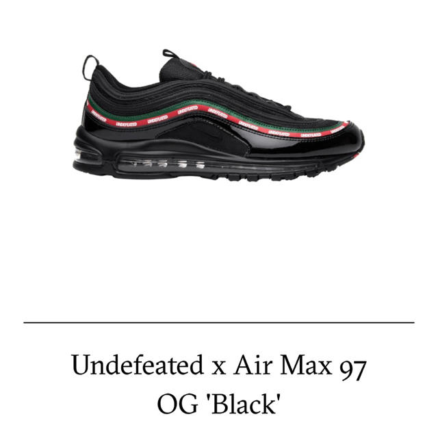 NIKE - UNDEFEATED × NIKE AIR MAX 97 OG UNDFTD