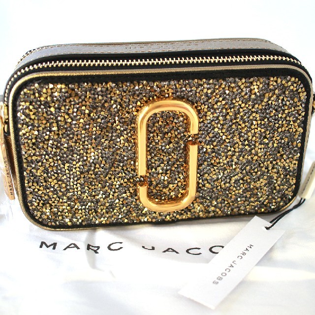 レア★新品★黒く輝く♪ MARC JACOBS マークジェイコブス カメラバッグ