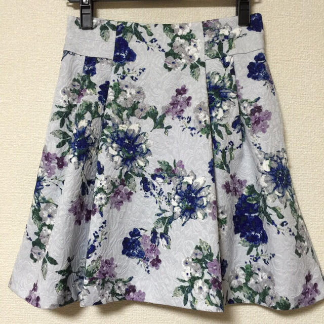 Rirandture(リランドチュール)のリラ♡花柄ジャガードスカート レディースのスカート(ミニスカート)の商品写真