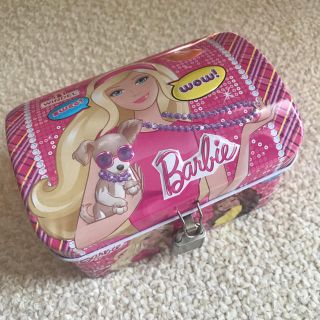 バービー(Barbie)のBarbie 缶ケース(キャラクターグッズ)