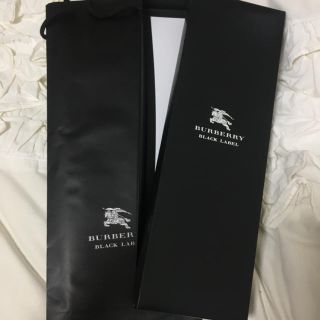 バーバリーブラックレーベル(BURBERRY BLACK LABEL)のバーバリー Burberry ネクタイ入れ ショップ袋(ショップ袋)