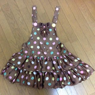 アンジェリックプリティー(Angelic Pretty)のポルカドットサロペット(ミニワンピース)